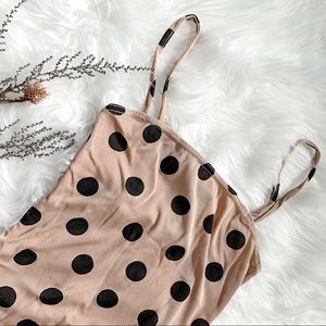 ✨SOLD✨ NWT Nasty Gal Polka Dot Bodysuit